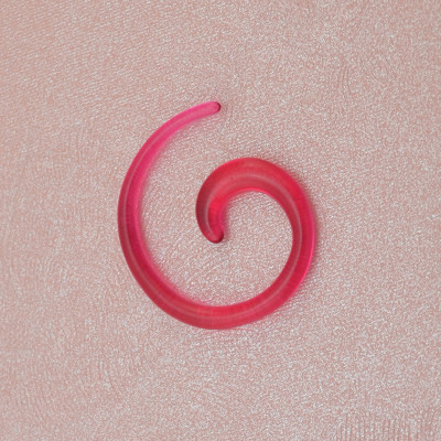 I-0056 12Pcs/Set Acrylic Spiral Taper Horn Snail Stretcher expander Piercing Body Accessories