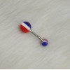 I-0045 12pcs/Set Dozen Belly Button Navel Rings Ear Bar Steel Piercing