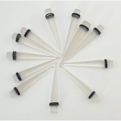 I-0033 5 Size 2/2.5/3/5.5/7.5mm Multi Gauges Ear Plug Expander Stretcher Piercing Lots 12Pcs