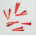 I-0031 2.3/4.5/7.6mm Red Taper Expander Ear Plug Gauge Body Piercing Bulk 12Pcs