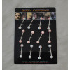 I-0053 12PCS Wholesale Nipple Tongue Barbells Ear Pricing Jewelry
