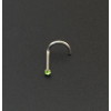 I-0054 12pcs 5 Colors Rhinestone Nose Ring Nostril Screw Studs Body Piercing Jewelry Pircing