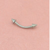 I-0043 12pcs Belly Tongue Barbell Rings Nose Ring Eyebrow Rings Labret Lip Ring Set Stainless Steel Body Piercing Jewelry