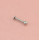 I-0043  12pcs Belly Tongue Barbell Rings Nose Ring Eyebrow Rings Labret Lip Ring Set Stainless Steel Body Piercing Jewelry