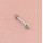 I-0043  12pcs Belly Tongue Barbell Rings Nose Ring Eyebrow Rings Labret Lip Ring Set Stainless Steel Body Piercing Jewelry