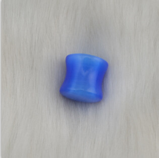 I-0050 6pcs Blue Stone Ear Plugs and Tunnels Gauge Piercing Expander Ear Stretcher Body Jewelry Piercings
