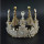 F-0419 Vintage Luxurious Handmade Shiny Hair Clip Crystal King Queen Crown Accessories