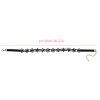 N-6853 Unique European Fashion Leather Flower Printing Chokers Collar Crystal Necklace for Women Jewelry