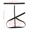 N-6858 2Color New Arrival  Fashion Sexy Leather Chain Long Body Chain Jewelry for Women