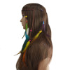 F-0421 Fashion Handmade Ethnic Gypsy Rope  Feather Hairbands Women Boho  Hairband Hair Accessory