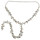 N-6861 New 2 color Fashion jewelry Silver Gold Plated Pendant Long Chain Choker Necklace for Women British Style