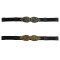 N-6864 2 Colors Fashion PU leather European Style Glod Black Plated Sexy Belt Waist for Women Jewelry