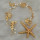 F-0422 * Fashion Romantic Party Hair Accessories Gold plated Pearl Beads Starfish Hairpin Hair Clip for Women Girls Jewelry