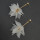 E-4149 3 Style Drop Dangle Earring Flower Pendant Long Shiny Gold Alloy Ear Earrings for Women