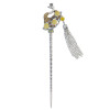 F-0424 4 Colors New Fashion Ethnic Rhinestone Peacock Shape Hair Sticks Headwear for Women Hair Jewelry