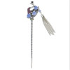 F-0424 4 Colors New Fashion Ethnic Rhinestone Peacock Shape Hair Sticks Headwear for Women Hair Jewelry
