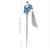 F-0424 4 Colors New Fashion Ethnic Rhinestone Peacock Shape Hair Sticks Headwear for Women Hair Jewelry