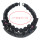 N-5018 1 Colors European Vintage Black Natural beads Necklaces Inlay Flower Crystal Pendant Necklace For Women Jewelry