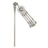 F-0434 3 Styles Vintage Silver Long Tassel Hair Sticks for Women Lady Hairpins Jewelry Hair Accessories