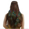 F-0429 Fashion Handmade Ethnic Gypsy Rope  Feather Hairbands Women Boho  Hairband Hair Accessory