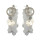 E-4155 Fashion Luxury Crystal Rhinestone Lace Charm Drop Stud Earring for Women Jewelry