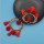 E-4169 Bohemian Round Tassel Beads Pendant Hook Earring for Women Jewelry