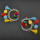 E-4169 Bohemian Round Tassel Beads Pendant Hook Earring for Women Jewelry