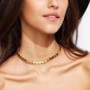 N-6879 2 Colors New Bohe Style Gold Silver Star Choker Necklace For women Jewelry