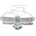 N-6880 4Colors New Fashion Red Green Black Clear Stone Silver Plated Choker Necklace with Coin Tassel Fashion Jewelry
