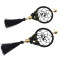 E-4175 4 Color Fashion Boho Long Feather Drop Earrings Gold Plated Tassel Party Dangle Earring Birthday Gift