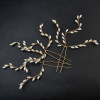 F-0438 3 Pieces/set New Design Fashion Gold Plated Alloy Pearl Hairclip  Handmade Hair Accessory for Women Jewelry