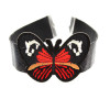 N-6890 Fashion Jewelry Bohemian Leather Choker Necklace Butterfly Cloth Collar Necklaces For Women