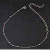 N-6889 Bohemian Gold Silver Metal Color Choker Necklace Women Simple Jewelry Wedding Party Statement Necklace