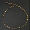 N-6889 Bohemian Gold Silver Metal Color Choker Necklace Women Simple Jewelry Wedding Party Statement Necklace