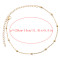 N-6889 Bohemian Gold Silver Metal Color Choker Necklace Women Simple Jewelry Wedding Party Statement Necklace