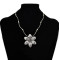 N-6891 3 style New Fashion Silver Plated Butterfly Leaf Flower Shaped Choker Necklace Women Fashion Jewelry