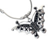 N-6891 3 style New Fashion Silver Plated Butterfly Leaf Flower Shaped Choker Necklace Women Fashion Jewelry