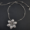 N-6891 3 style New Fashion Silver Plated Butterfly Leaf Flower Shaped Choker Necklace Women Fashion Jewelry