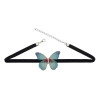 N-6896 4 Colors European Style Bohemian Leather Choker Collar Chain Rhinestone with Butterfly Necklace for Women Jewelry