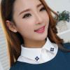 P-0381 4Color European Style Fashion Brooch Charm Crystal Rhinestone Flower Pins Brooches For Women Jewelry
