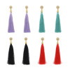 E-4194 4Colors Bohemian Fringe Long Tassel Drop Earrings for Women Fashion Party Jewelry