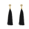 E-4194 4Colors Bohemian Fringe Long Tassel Drop Earrings for Women Fashion Party Jewelry
