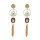 E-4192 Fashion Rhinestone Pearl Tassel Charm Drop Stud Earring for Women Jewelry