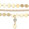 N-6901 2 Colors New Fashion  Gold Silver Multi-level Long Chain Tassel Necklace For women Jewelry