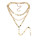N-6901 2 Colors New Fashion  Gold Silver Multi-level Long Chain Tassel Necklace For women Jewelry