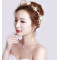 F-0448 New Arrival Bridal Headbands Handmade Flower Shape Pearl Wedding Hair Jewelry Accessories