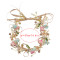 F-0448 New Arrival Bridal Headbands Handmade Flower Shape Pearl Wedding Hair Jewelry Accessories