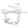 F-0450 2 Color Gold Silver Rope Copper Chain Crystal  Hair bride Handmake Floral jewelry pearl hair Headpiece ornaments party wedding accessories