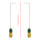 E-4219 New Fashion Fruit Pineapple Long Chain Drop Line Earrings For Women Charm Jewelry