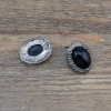 E-2083 European style Gun Black Alloy  Simple Stud Earring For Women Jewelry